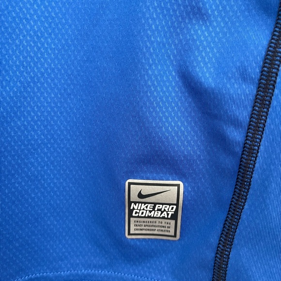 Nike Men's Adult Sz S Tee Shirt T Blue Hypercool Fitted Athletic Casual Polyeste - Picture 3 of 5